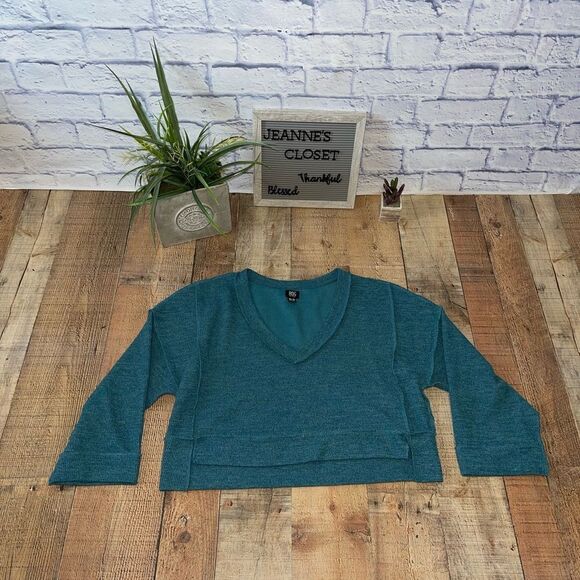 BDG Oversized Inside Out Seam Cropped Sweater - Picture 8 of 13